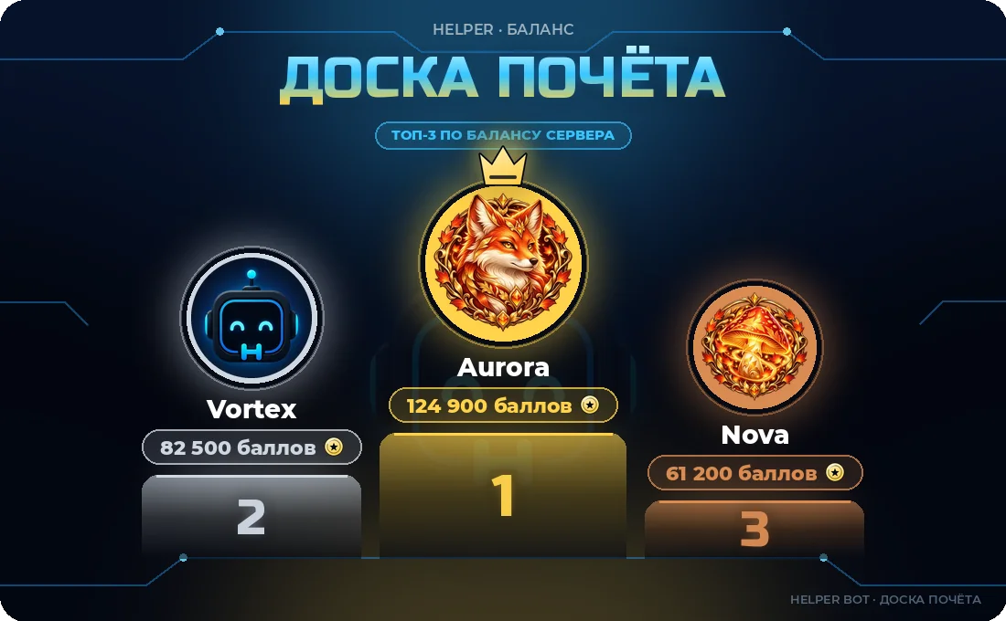 Картинка /top: доска почёта, стиль HELPER
