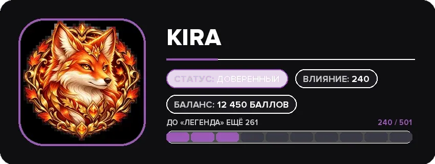 ID-карта в стиле «Минимал»